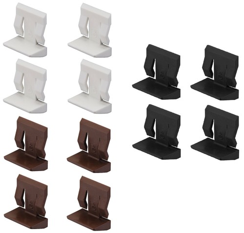 Taquet étagère blanc - 4x,
