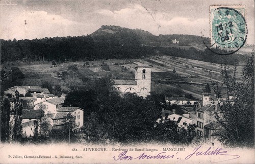 Cpa manglieu auvergne - 63,