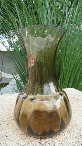 Beau moyen vase cristal - en,