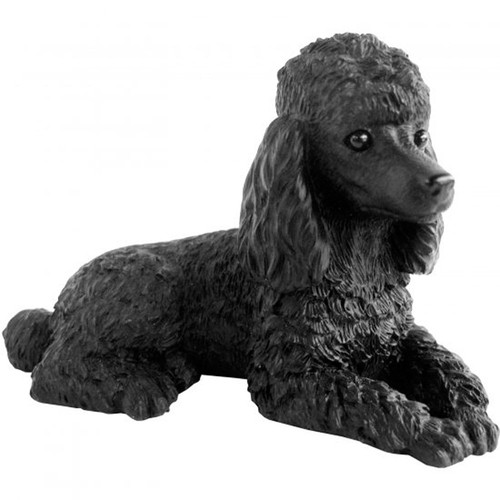 Sculpture caniche peinte - de,