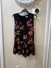 Takoon Black and Orange Floral