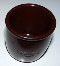 Vintage, ancien pot à yaourt en terre cuite, marque connue. Lot de 2 pots