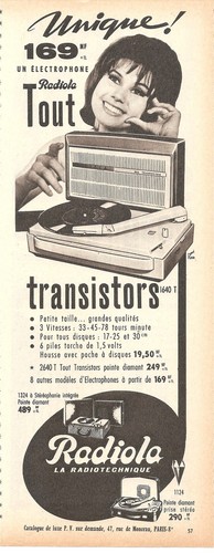 Publicite advertising 1962 - publicite,