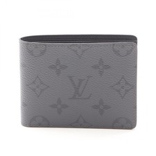 Portefeuille LOUIS VUITTON Slender M80906 Monogramme Eclipse Gris Occasion Homme