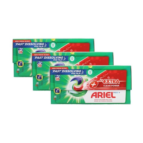 Ariel extra clean power - ariel, pods