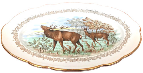 Ancien plat service à - plat, de