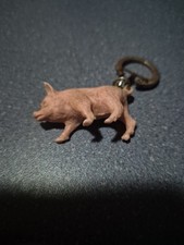 Porte-clefs publicitaire ancien "MELLI-cochon"