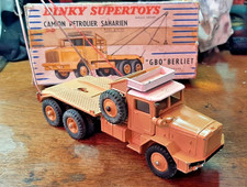 Camion Petrolier GBO Berliet Saharien Dinky supertoysAncien Jouet France Meccano
