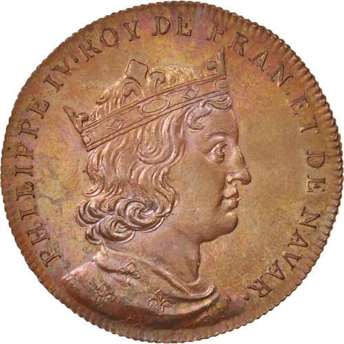 France medal philippe iv le - philippe,