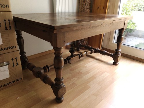 Table ancienne extensible - , avec