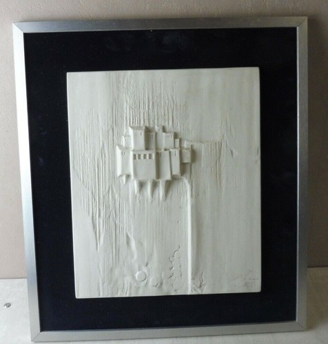 Ancien tableau bas relief - ancien, tableau,