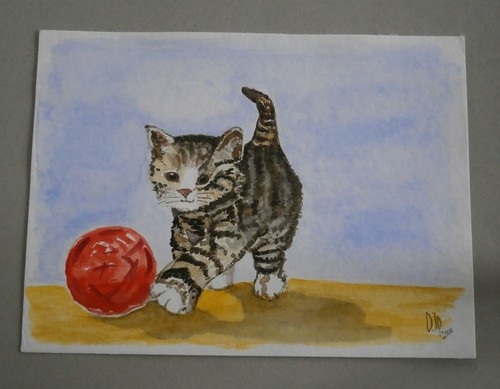 Aquarelle authentique - , «