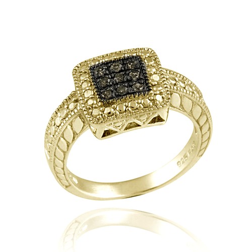 10ct champagne diamant - 1/10ct,