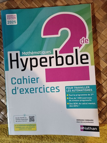Livre hyperbole mathématiques - livre,