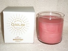 Partylite Tropical Flower GloLite Jar Candle -- RETIRED