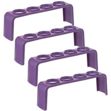 Supports de tube à essai 4pcs supports de tube à essai en plastique