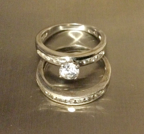 Lot bague argent massif t - bague,