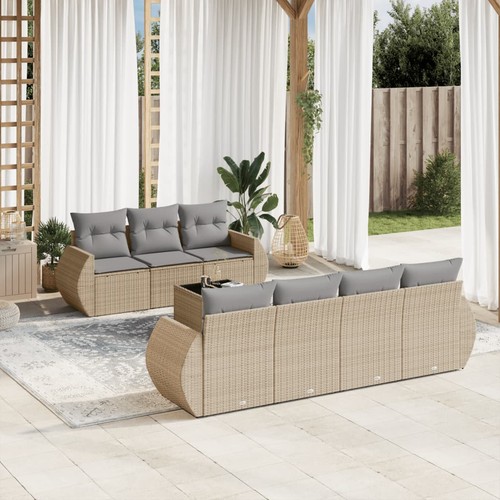 Salon jardin avec - jardin, coussins