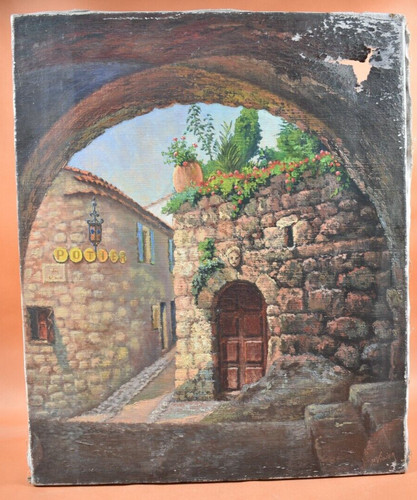 Peinture huile sur toile - à, l'huile