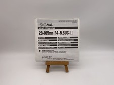 Sigma AF-MF Objectif Zoom 28-105mm F4-5.6 UC-II Manuel D'Utilisation Allemand