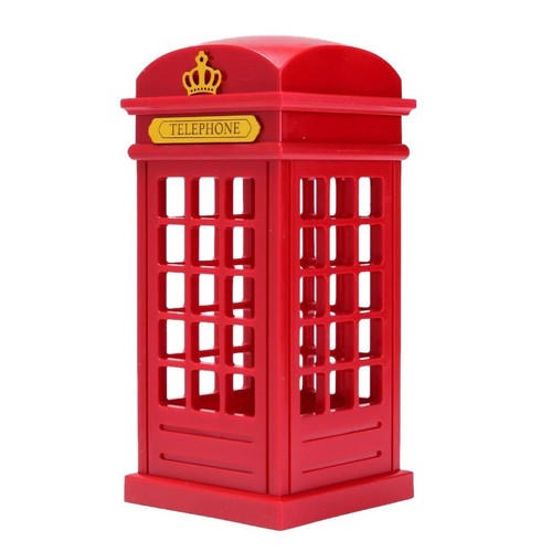 Red london telephone - red, booth