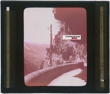 Les Grands Goulets, photo J. Moulin, plaque verre, couleur, positif 8,5x10 cm