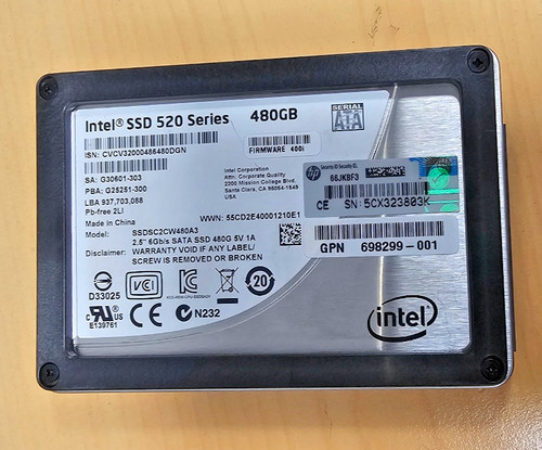Intel 520 series ssd - series, 480gb