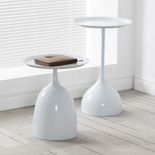 Table d'appoint ronde avec