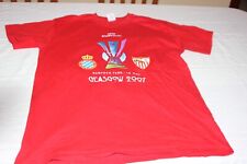 Maillot Coton Bas UEFA Cup Du 2007 Entre R.c.d. Espanyol et Séville FC T/M