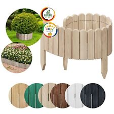 Floranica Rollborder Clôture flexible en bois de pin 100 cm Bordure jardin