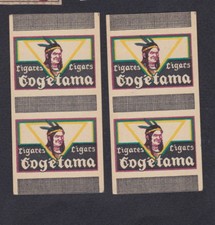 Ancienne étiquette allumettes  Belgique  BN55289 Cigare Cogétama