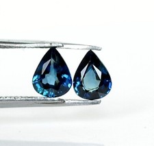 6X5 Mm Saphir Bleu Naturel