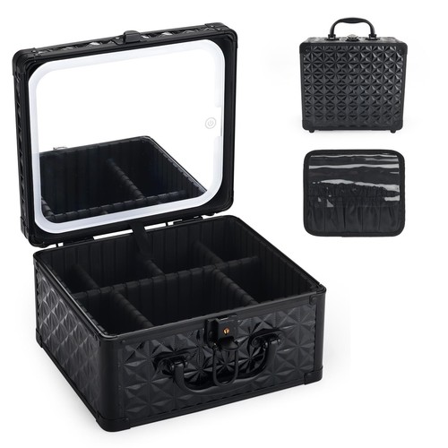 Makeup case with - case, mirror