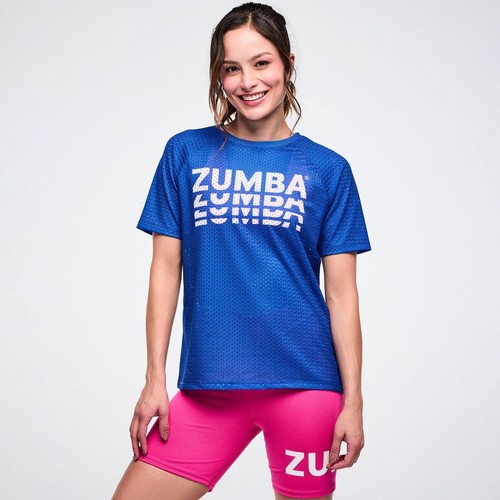 Zumba color spree mesh crew - zumba,