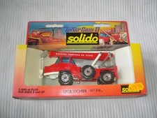 SOLIDO POMPIERS n°3102 : Grue Richier - neuf en boîte