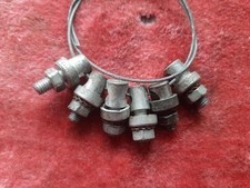 6 Serre tringle garde boue vélo  vis écrou serrage D8