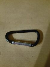 mousqueton alu 4.5 cm couleur noir