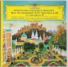 DG 2530 356 MOZART Krönungsmesse ● Missa Brevis ● Ave Verum Rafael KUBELIK NM+