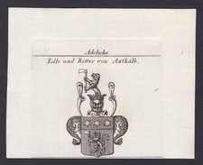 1820 Axthalb Chevalier Blason