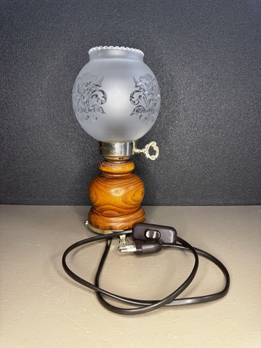 Ancienne lampe poser bois - lampe,