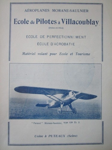 1926 pub morane saulnier - 12/1926,
