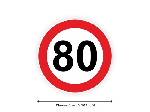 Sticker panneau limitation - panneau,