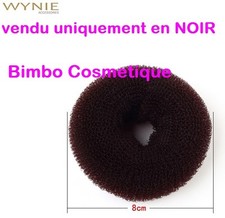 Bun Donut 8 CM NOIR Anneau