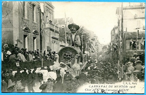 Cpa carnaval menton - cpa, :