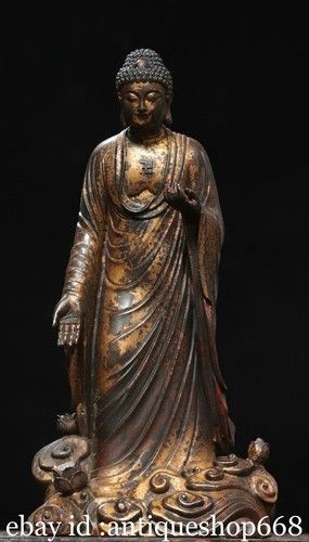 Ancien tibet bronze or - 10",