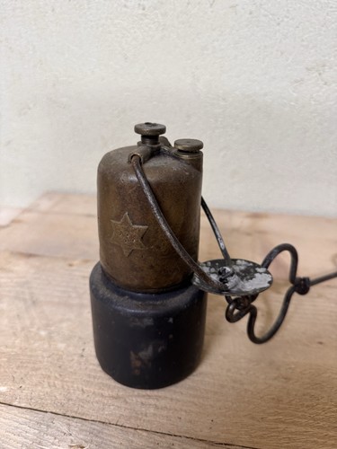 Ancienne lampe minière - , à