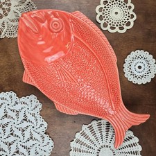 Grand plat poisson vintage