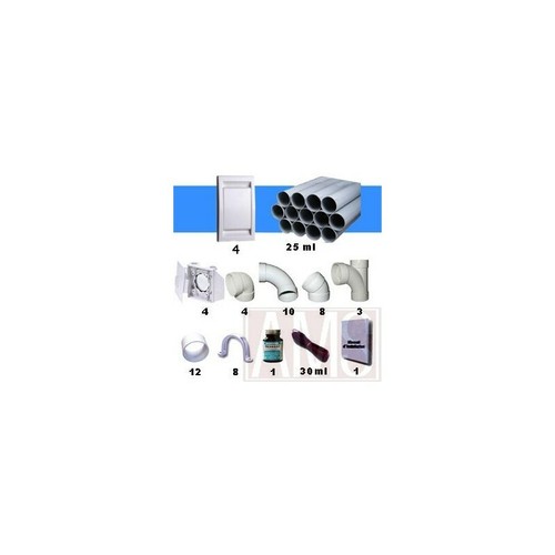 Kit prises design blanches - kit,