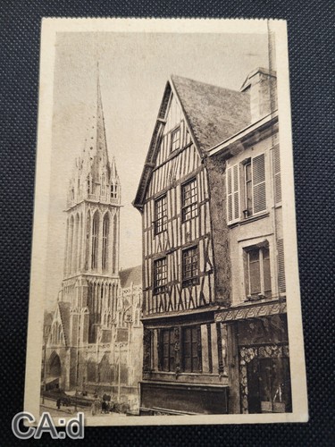 Cpa caen place - cpa:,