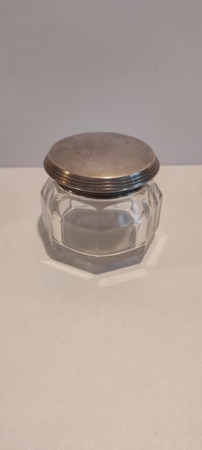 Pot crème cristal couvercle - pot,